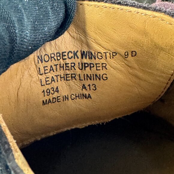 New Polo Ralph Lauren Brown Suede Norbeck Wingtip Vibram Sole Leather Shoes 9 D main image 14